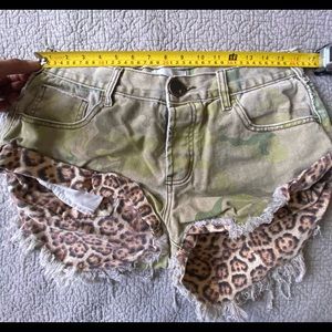 One Teaspoon Jean Shorts